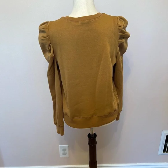 NWOT Rebecca Minkoff puff sleeve sweatshirt - Picture 3 of 5